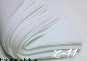 Foamiran zimny z-11 kolor biały 