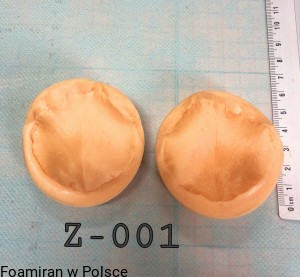 Mold podwójny z silikonu do zimnej porcelany . Płatek róży Z-001