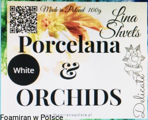 Zimna Porcelana " ORCHIDS"  DELICATE  Lina Shvets 