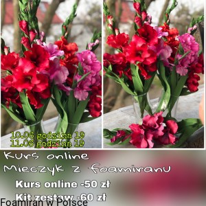 Online kurs „ Mieczyk z foamiranu „. Dostęp do kursu.