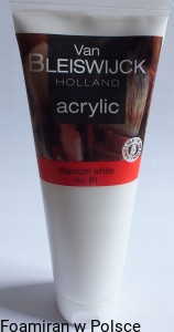 Farba Akrylowa Van Bleiswijck Titanium White 250ml