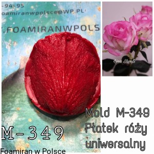 Mold M-349 - płatek róży uniwersalny 