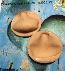 Mold silnikowy podwójny „ Duet” - Płatek róży duży 0015, 6”7 cm 