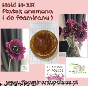 Mold M-331 - płatek anemona. 