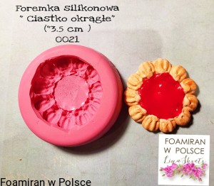 Foremka silikonowa " Ciastko okrągłe " 0021 