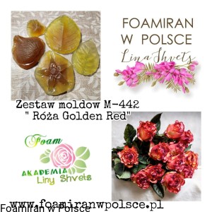 Zestaw moldow M-442 do zrobienia rozy