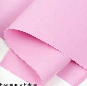 Foamiran zimny kolor jasny róż , 50"50 cm