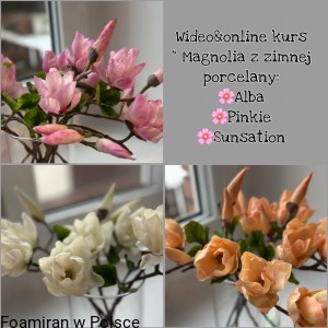 Dostęp do wideo kursu - "Magnolia z zimnej porcelany" 
