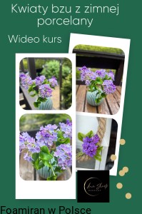 Dostep do wideo kursu "Kwiaty bzu z zimnej porcelany"