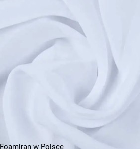 Foamiran zimny kolor bialy  50>50 cm 