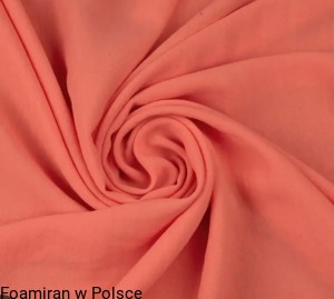 Zimny foamiran kolor koralowy, 50>50 cm