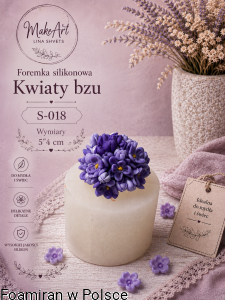 Forma silikonowa Kwiaty bzu S-018
