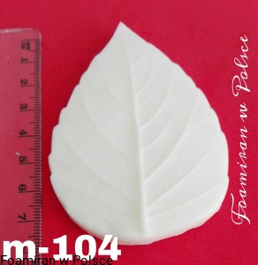 Mold M-104 . Listek piwonie, dalia.